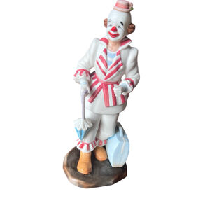 Flambro Felix Adler clown figurine. Numbered